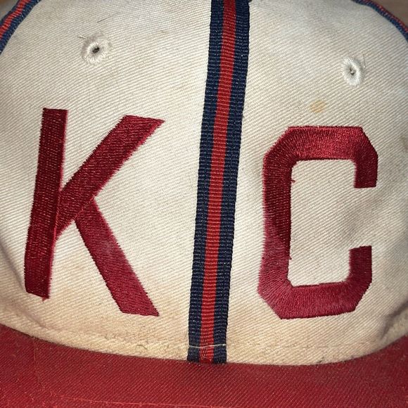 Vintage 90s KC Monarchs Negro League Baseball Snapback Hat Kansas City  Cap - Picture 2 of 10
